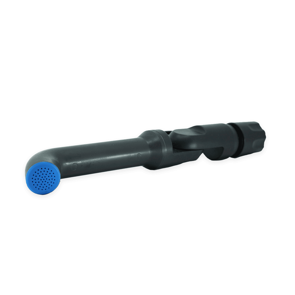 HOTTAP V2 faucet head showing the blue aerator at the spout