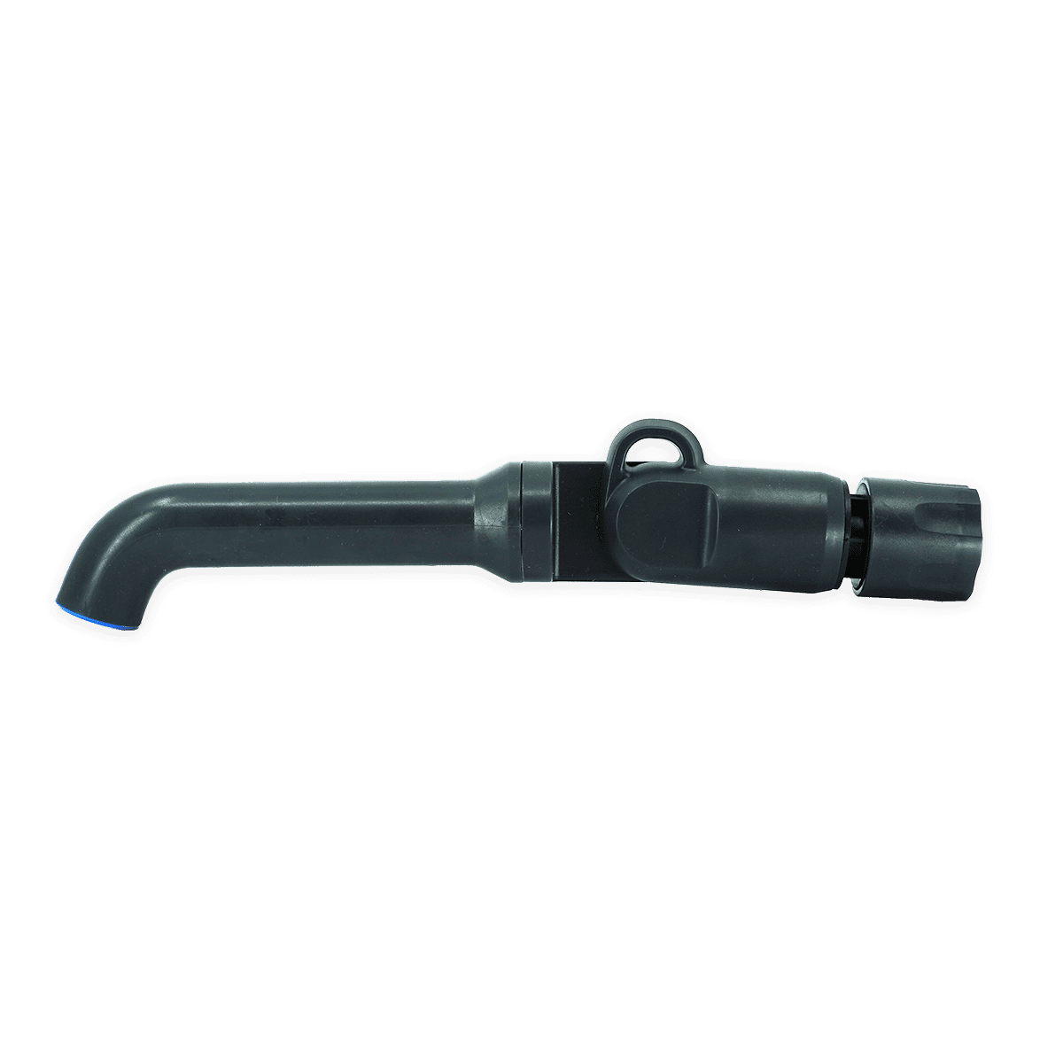 HOTTAP V2 faucet head from the side, with its hanging loop